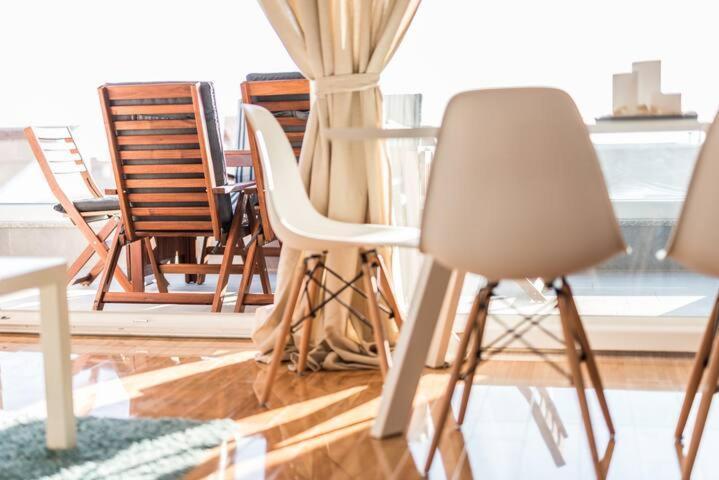 Blue Sky, Modern Sea View Apartment Novalja Dış mekan fotoğraf